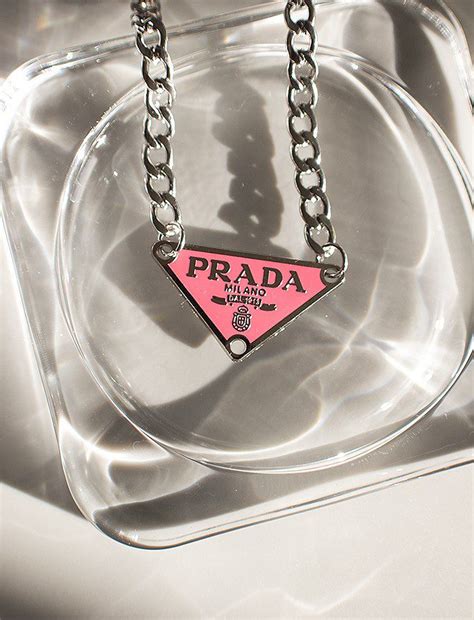 prada pendant necklace.